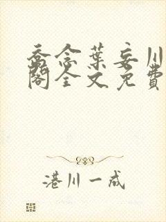 乔念叶妄川笔趣阁全文免费无弹窗封面