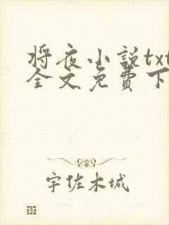 将夜小说txt全文免费下载