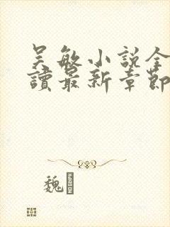 吴敏小说全文阅读最新章节