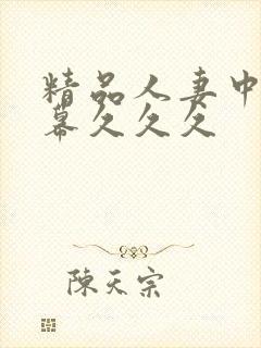 精品人妻中文字幕久久久