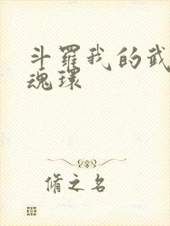 斗罗我的武魂是魂环