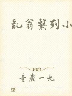 乱翁系列小说封面