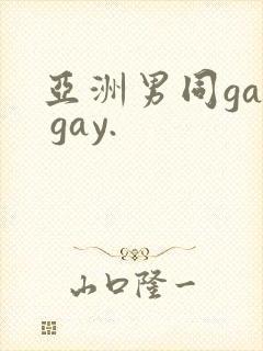 亚洲男同gay gay.