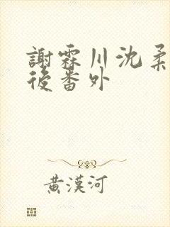 谢霖川沈柔结局后番外