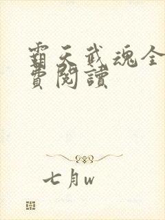 霸天武魂全本免费阅读