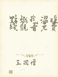 点燃我温暖你在线观看免费完整版高清