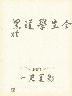 黑道学生全集txt