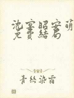 沈宴昭安萌全文免费结局