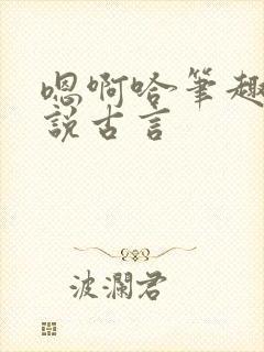 嗯啊哈笔趣阁小说古言