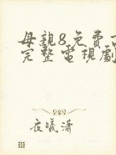 母亲8免费高清完整电视剧