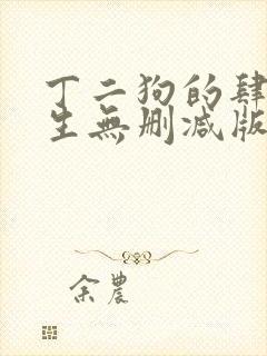 丁二狗的肆意人生无删减版 小说