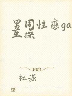 男同性恋gay互操封面