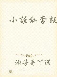 小说红杏枝头春封面