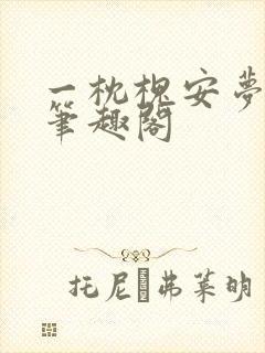 一枕槐安梦清欢笔趣阁封面