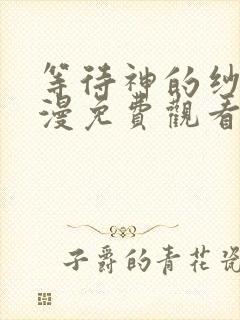 等待神的纱奈动漫免费观看