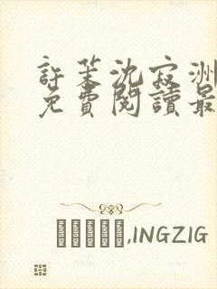 许茉沈寂洲全文免费阅读最新章节