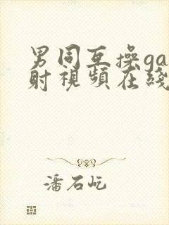 男同互操gay射视频在线看