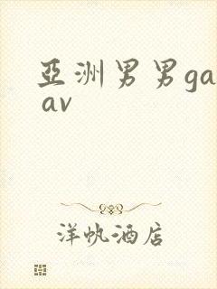 亚洲男男gay av