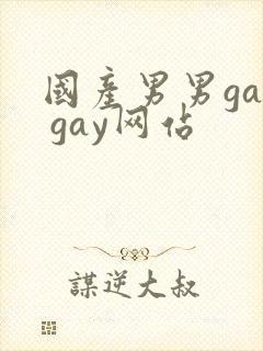 国产男男gay gay网站封面