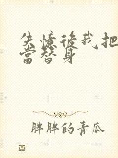 失忆后我把渣攻当替身