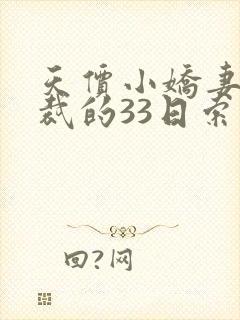 天价小娇妻,总裁的33日索情全文免费