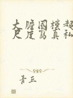 大胆国模超超大尺度写真私拍在线播