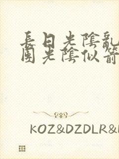 长日光阴乱作一团光阴似箭眇眇