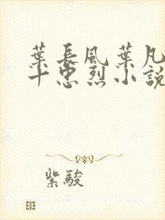 叶长风叶凡一门十忠烈小说名字封面