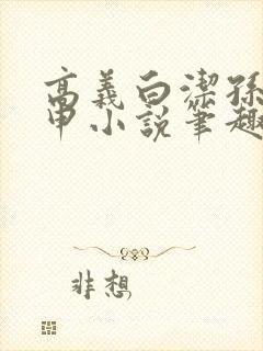 高义白洁孙倩王申小说笔趣阁