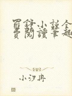 罗铮小说全文免费阅读笔趣阁