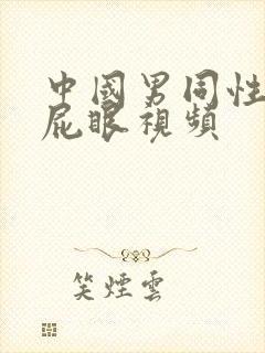 中国男同性恋操屁眼视频