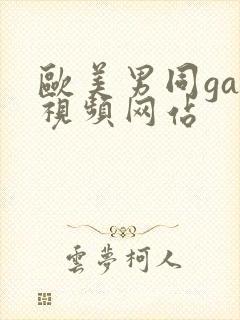 欧美男同gay视频网站