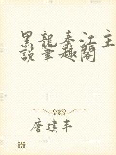 黑龙秦江主角小说笔趣阁