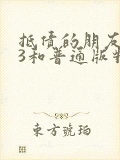 抵债的朋友麦子3和普通版对比