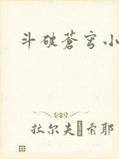 斗破苍穹小说
