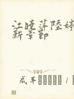 江晓萍陆婷婷最新章节封面