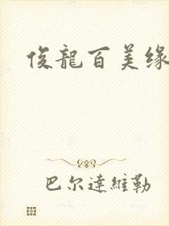 俊龙百美缘小说