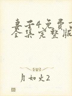 妻子4免费高清全集完整版在线观看封面