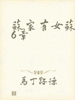 苏家有女苏杳56章封面