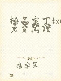 极品家丁txt免费阅读