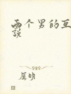 两个男的互操小说