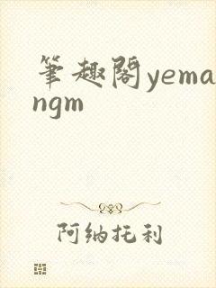 笔趣阁yemangm
