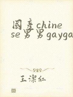 国产chinese男男gaygay网站钙站封面