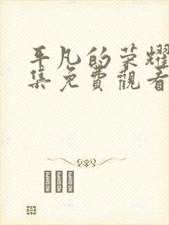 平凡的荣耀40集免费观看封面