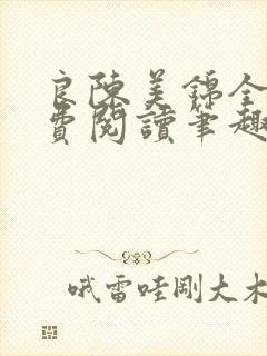 良陈美锦全文免费阅读笔趣阁