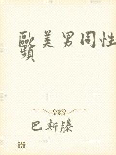 欧美男同性恋视频封面