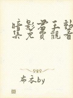 暗影君王动漫全集免费观看