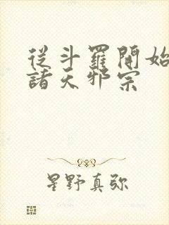 从斗罗开始c遍诸天邪宗封面