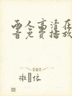 两人高清在线观看免费播放电视剧