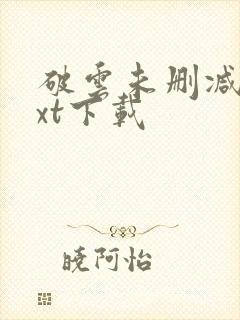 破云未删减版txt下载